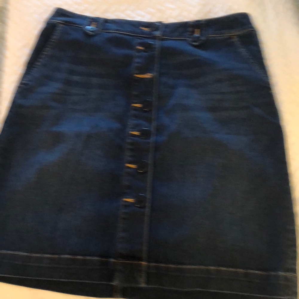 Talbots denim skirt